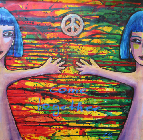 2015 come together 1, 50x50, 2015