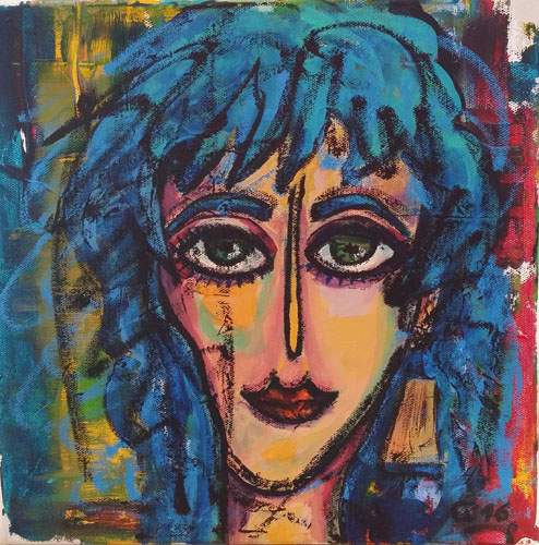feeling confident, 30x30, 2016