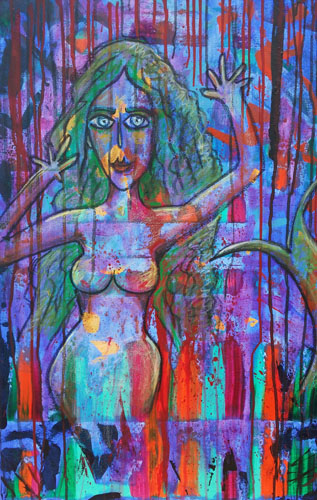 mermaid-barbie, 90x60, 2016