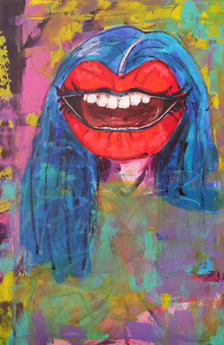 so lach doch einmal, 50x70, 2010-16