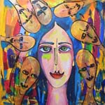 2015 my cosmos - my friends, 50x50, 2015