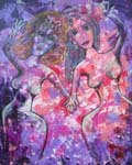 friendship barbies, 100x80, 2016