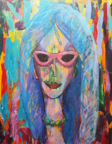 mrs. cool 4, 50x40, 2016
