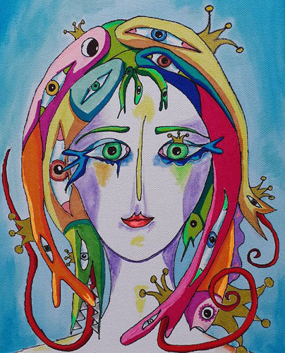 connected 1-canvas, 40x30, 2019