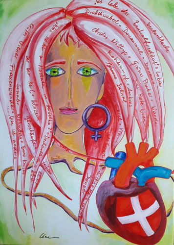 mein wien-eine liebeserklaerung, 70x50, acryl-edding marker