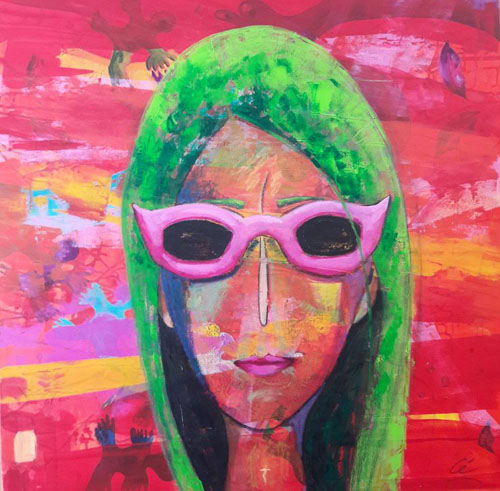 ms. cool, 100x100, 2019