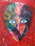 love is all around, 89x69,5, 2019